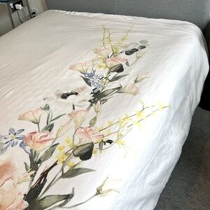 Ted Baker Soft Pink Floral Duvet Cover Double Full